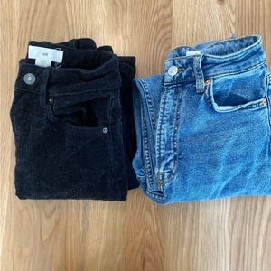 bundle of 2 size 2 H&M pants